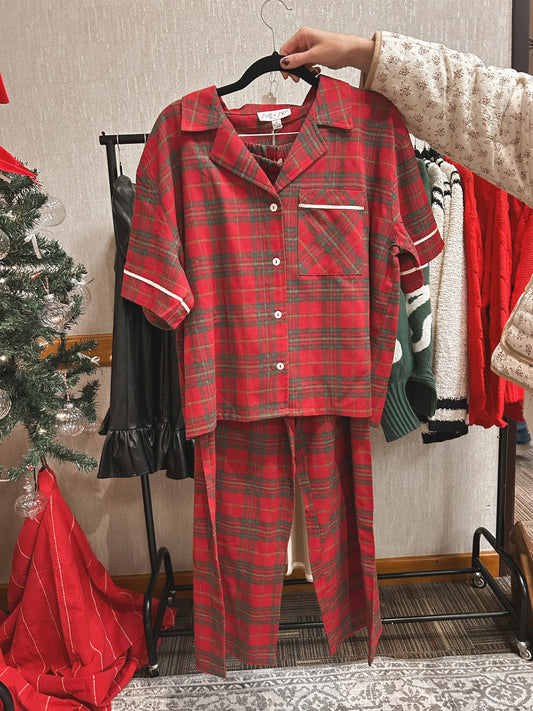 Christmas Plaid Pjs